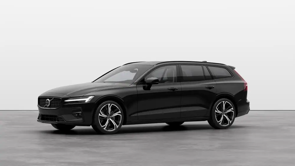 Nouveau Volvo V60 Break Ultimate Mild Hybrid 2 roues motrices (Traction) Onyx Black 1