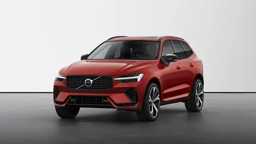 Nouveau Volvo XC60 SUV Ultimate Hybride rechargeable 4 roues motrices Fusion Red