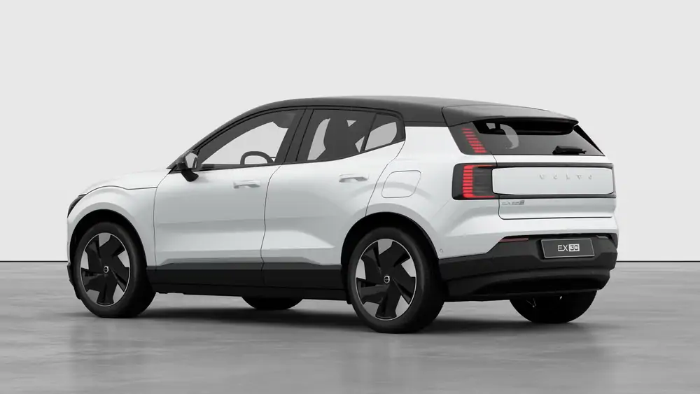 Nouveau volvo EX30 SUV Ultra Électrique 2 roues motrices (Propulsion) Crystal White Pearl 2