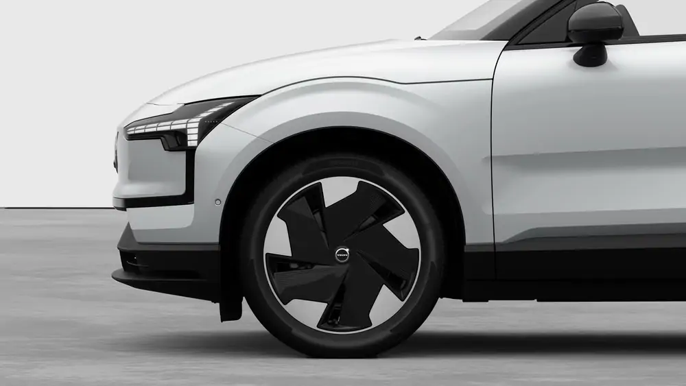 Nouveau Volvo EX30 SUV Ultra Électrique 2 roues motrices (Propulsion) Crystal White Pearl 3