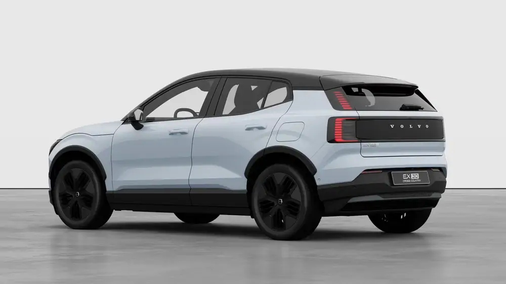 Nouveau Volvo EX30 SUV Ultra 100% électrique 4 roues motrices Cloud Blue 2
