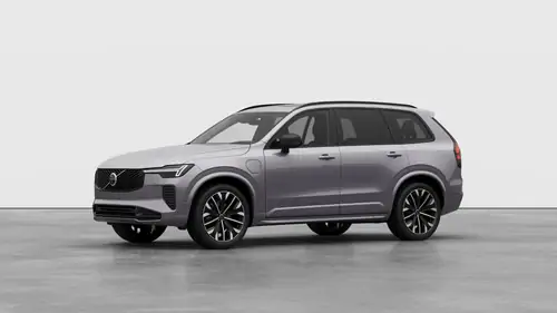 Nouveau Volvo XC90 SUV Ultimate Hybride rechargeable 4 roues motrices Aurora Silver
