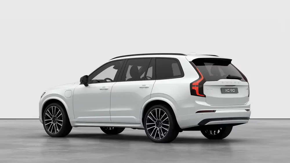 Nouveau Volvo XC90 SUV Ultimate Hybride rechargeable 4 roues motrices Crystal White Pearl 2