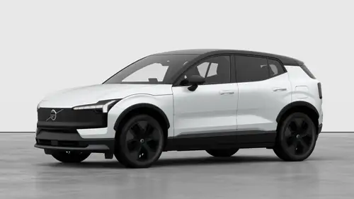 Nouveau Volvo EX30 SUV Ultra 100% électrique 4 roues motrices Crystal White Pearl