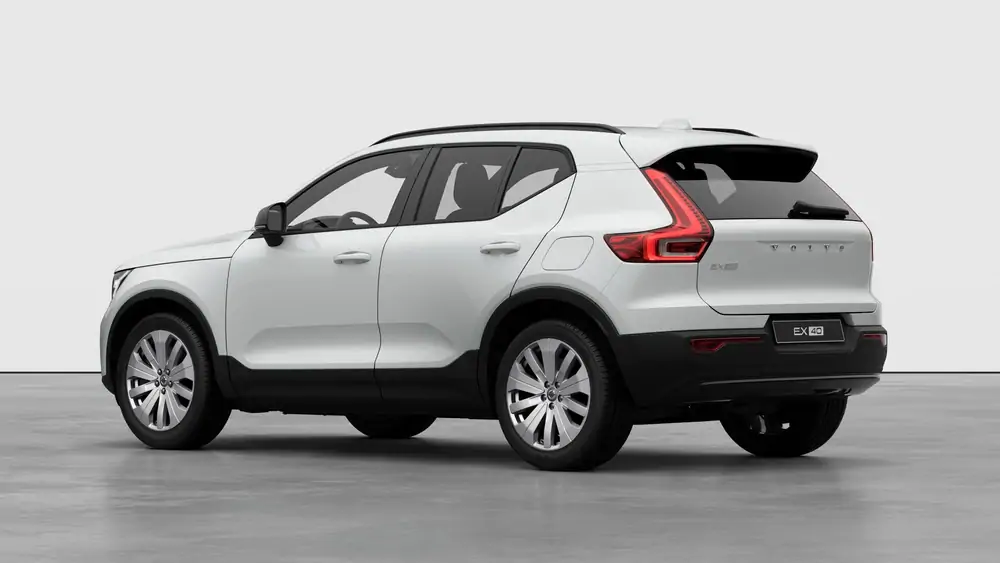 Nouveau Volvo EX40 SUV Start Électrique 2 roues motrices (Propulsion) Niet-metaalkleur Ice White 2