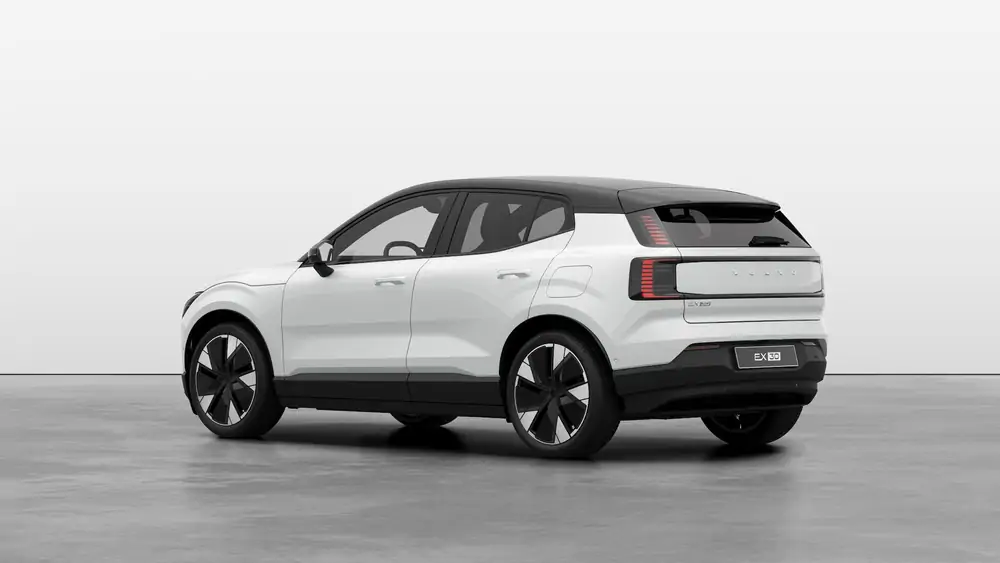 Nouveau Volvo EX30 SUV Ultra Électrique 2 roues motrices (Propulsion) Crystal White Pearl 2
