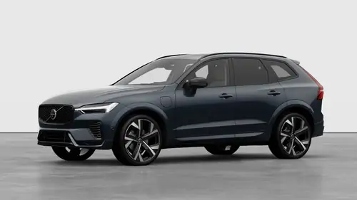 Nouveau Volvo XC60 SUV Ultimate Hybride rechargeable 4 roues motrices Denim Blue
