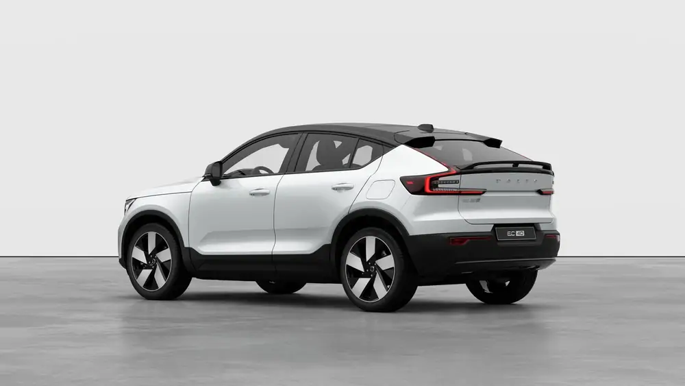Nouveau Volvo EC40 Crossover (SUV Coupé) Ultra Électrique 2 roues motrices (Propulsion) Crystal White Pearl 2