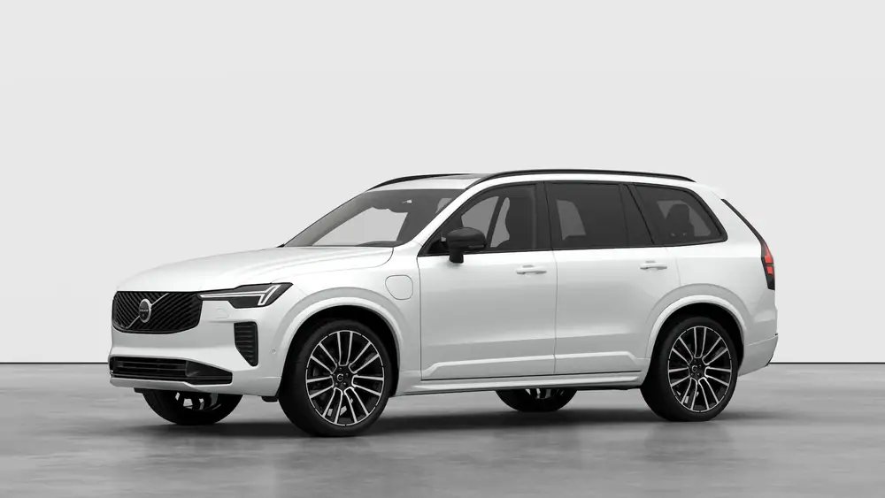 Nouveau Volvo XC90 SUV Ultimate Hybride rechargeable 4 roues motrices Crystal White Pearl 1