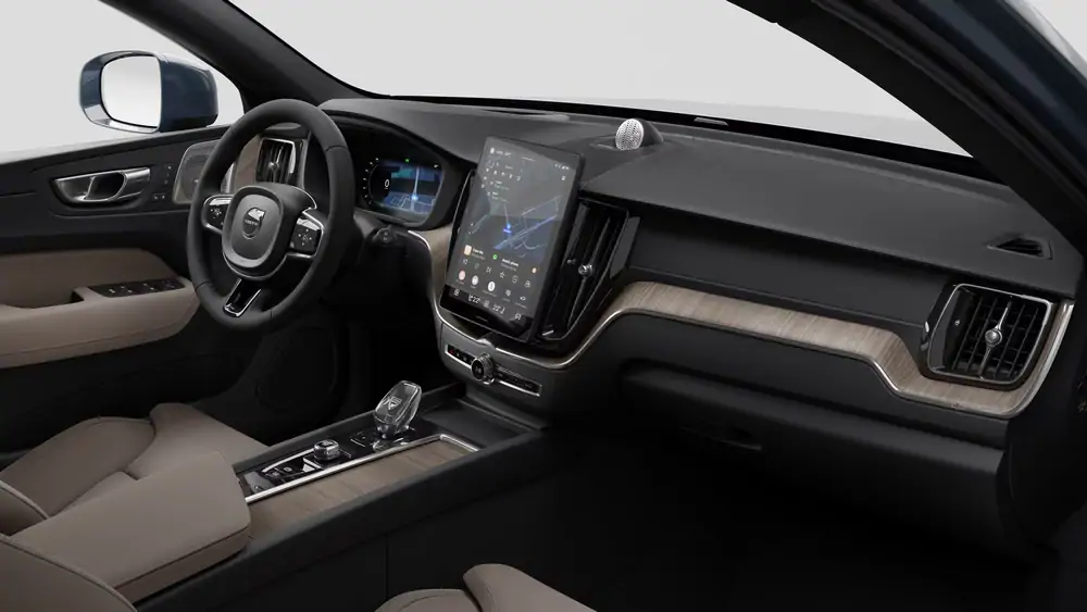 Nouveau Volvo XC60 SUV Ultimate Hybride rechargeable 4 roues motrices Denim Blue 4