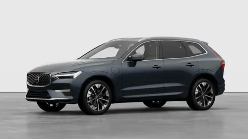 Nouveau Volvo XC60 SUV Ultimate Hybride rechargeable 4 roues motrices Denim Blue
