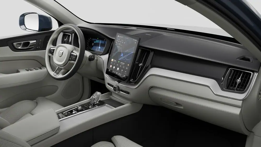 Nouveau Volvo XC60 SUV Plus Hybride rechargeable 4 roues motrices Denim Blue 4