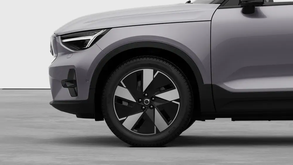 Nouveau Volvo EX40 SUV Ultra Électrique 2 roues motrices (Propulsion) Aurora Silver 3