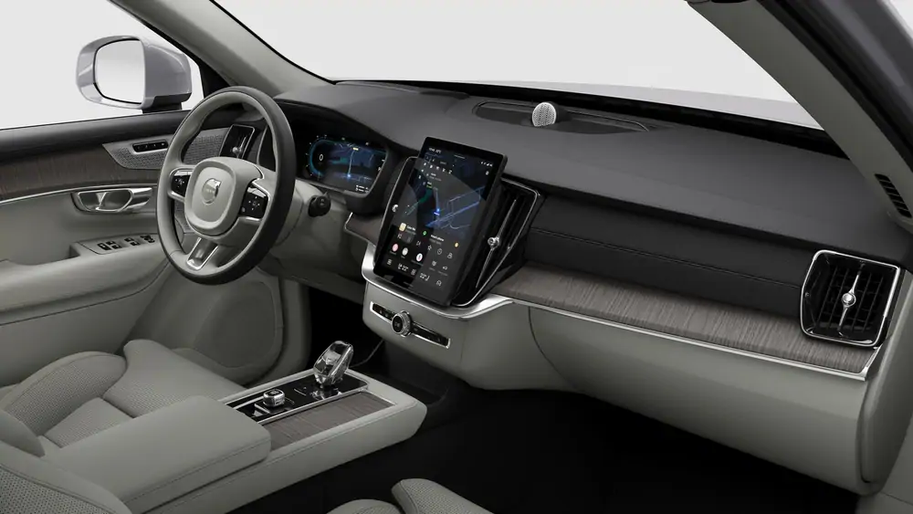 Nouveau Volvo XC90 SUV Ultimate Hybride rechargeable 4 roues motrices Aurora Silver 4