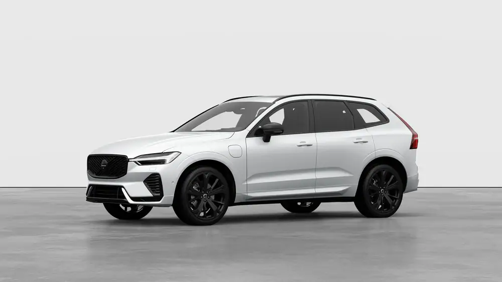 Nouveau Volvo XC60 SUV Ultimate Hybride rechargeable 4 roues motrices Crystal White Pearl 1