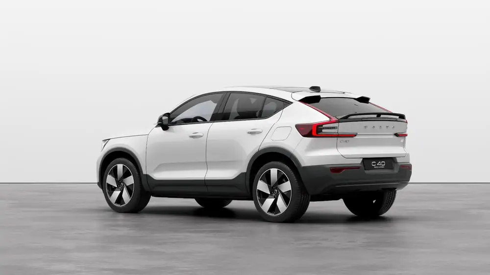Nouveau Volvo C40 Crossover (SUV Coupé) Ultra Électrique 2 roues motrices (Propulsion) Crystal White Pearl 2