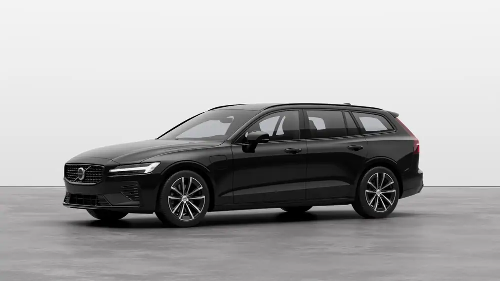 Nouveau Volvo V60 Break Plus Hybride rechargeable 4 roues motrices Onyx Black 1