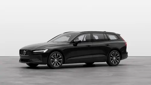 Nouveau Volvo V60 Break Plus Hybride rechargeable 4 roues motrices Onyx Black