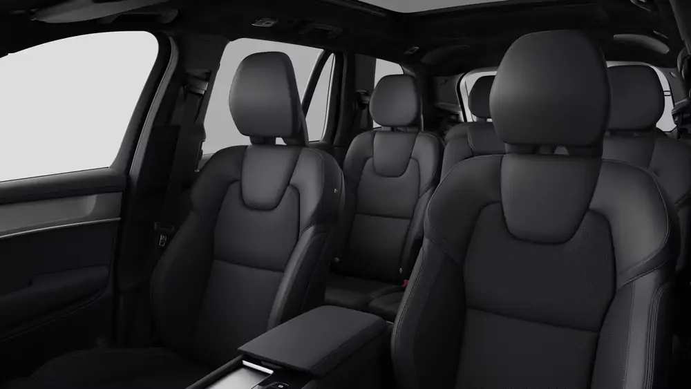 Nouveau Volvo XC90 SUV Ultimate Hybride rechargeable 4 roues motrices Onyx Black 5