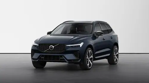 Nouveau Volvo XC60 SUV Plus Hybride rechargeable 4 roues motrices Denim Blue