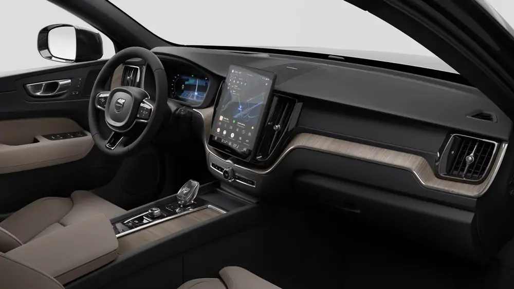 Nouveau Volvo XC60 SUV Ultimate Hybride rechargeable 4 roues motrices Onyx Black 4