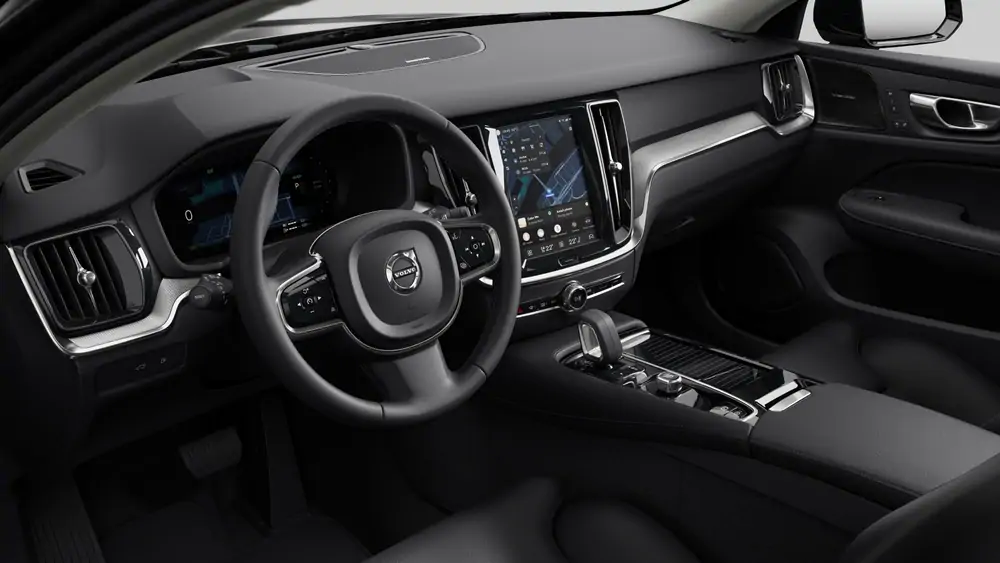 Nouveau Volvo V60 Break Plus Hybride rechargeable 4 roues motrices Onyx Black 4