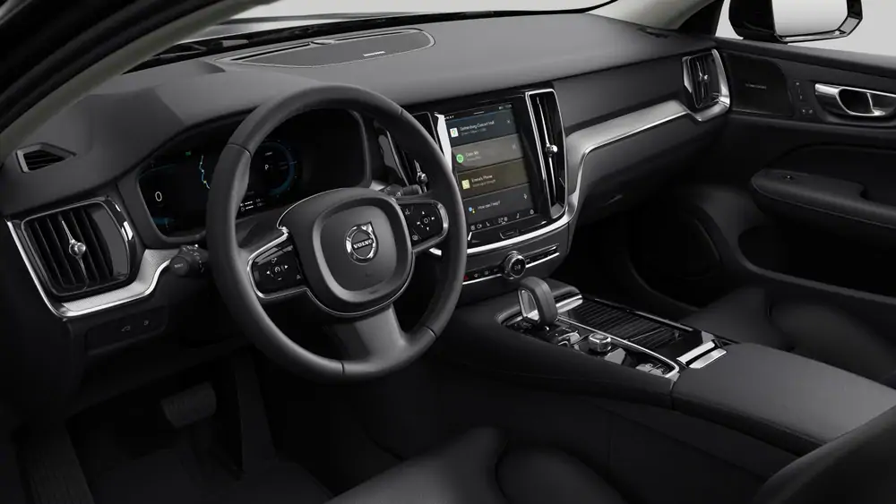Nouveau Volvo V60 Break Plus Hybride rechargeable 4 roues motrices Onyx Black 4