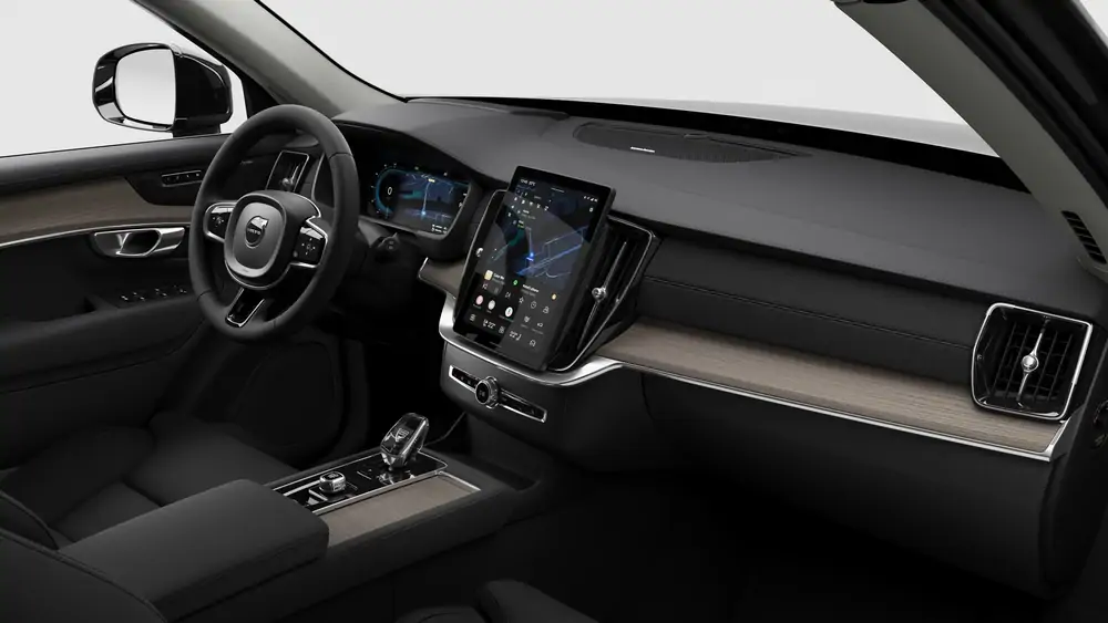 Nouveau Volvo XC90 SUV Ultimate Hybride rechargeable 4 roues motrices Onyx Black 4