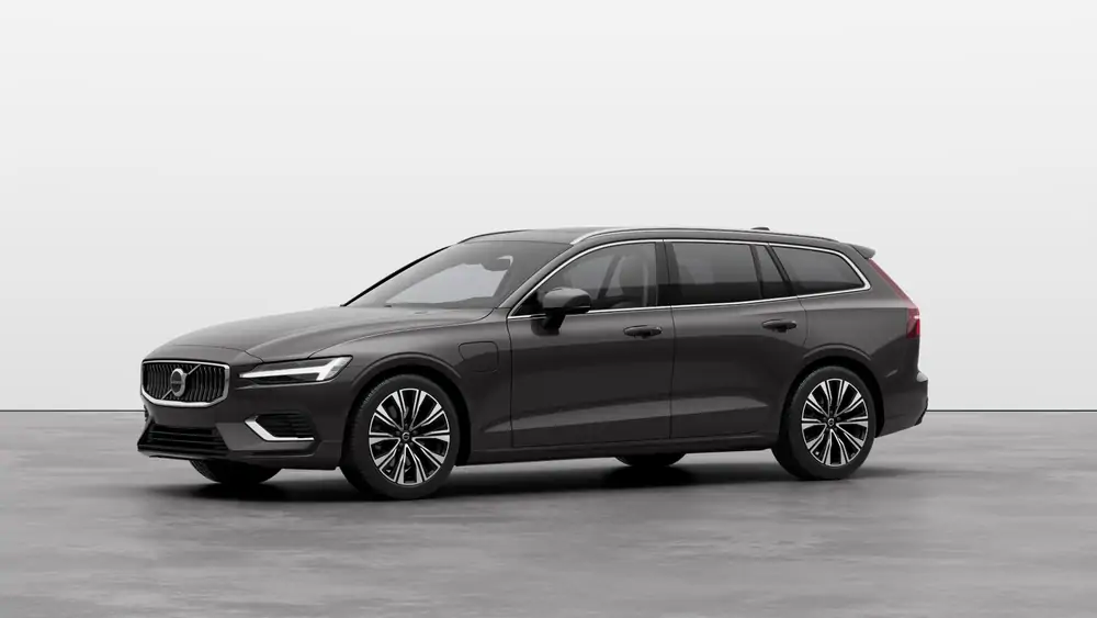 Nouveau Volvo V60 Break Ultimate Hybride rechargeable 4 roues motrices Platinum Grey 1