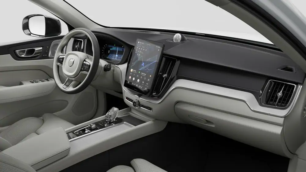 Nouveau Volvo XC60 SUV Ultimate Hybride rechargeable 4 roues motrices Crystal White Pearl 4