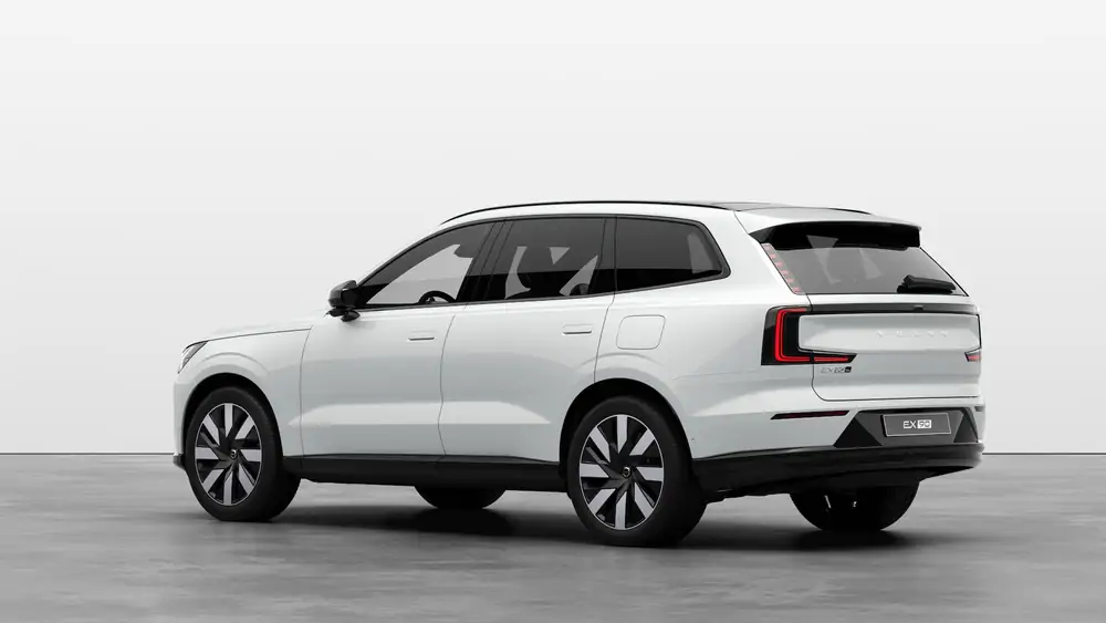Nouveau Volvo EX90 SUV Ultra Électrique Crystal White Pearl 2