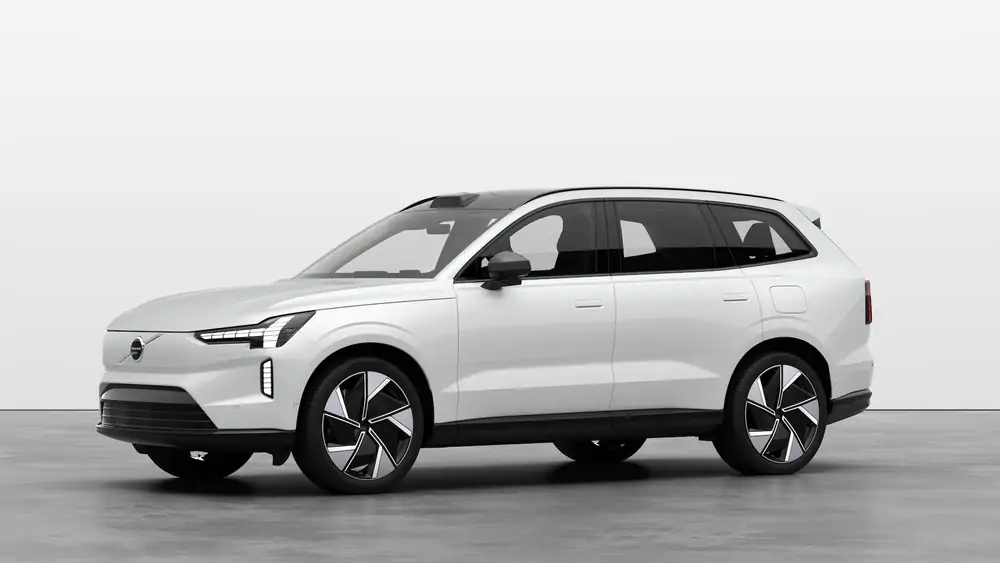 Nouveau Volvo EX90 SUV Ultra Électrique Crystal White Pearl 1