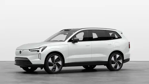 Nouveau Volvo EX90 SUV Ultra Électrique Crystal White Pearl