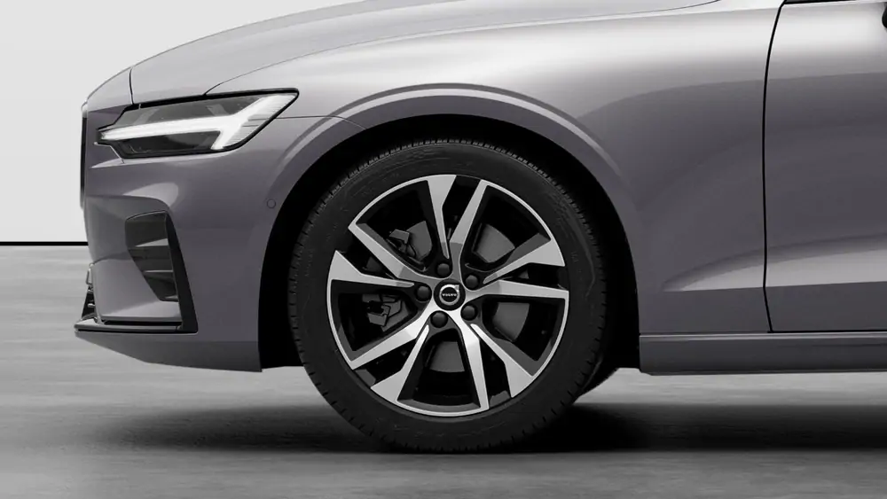 Nouveau volvo V60 Break Plus Micro-hybride 2 roues motrices (Traction) Aurora Silver 3
