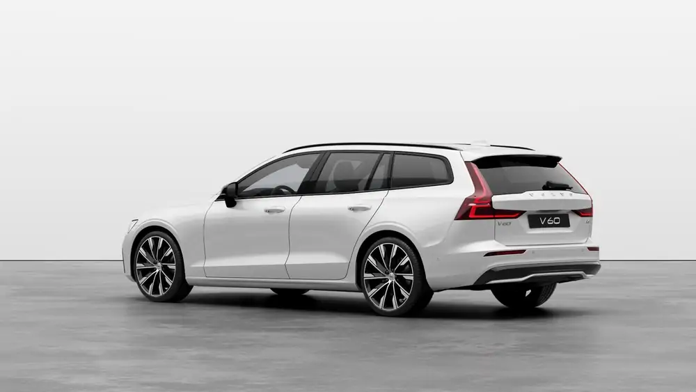 Nouveau Volvo V60 Break Ultimate Micro-hybride 2 roues motrices (Traction) Crystal White Pearl 2