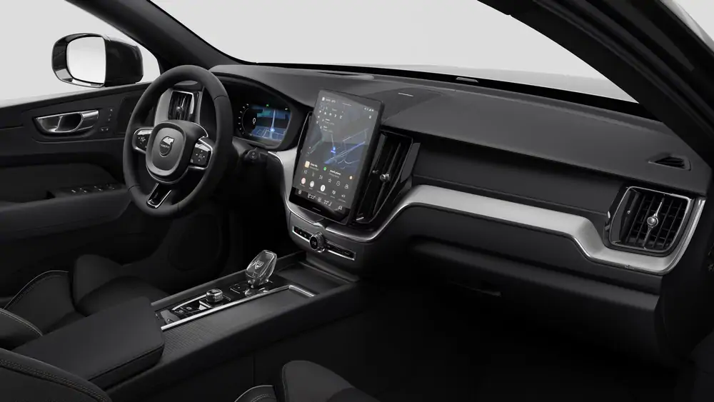 Nouveau Volvo XC60 SUV Ultimate Hybride rechargeable 4 roues motrices Onyx Black 4