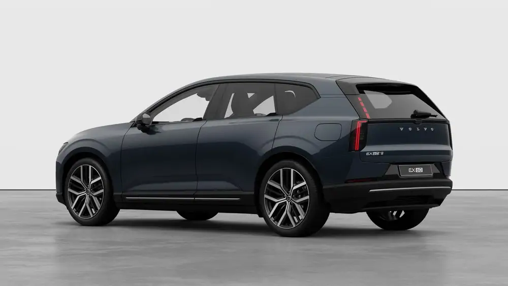 Nouveau volvo EX60 SUV Ultra Électrique 4 roues motrices Denim Blue 2