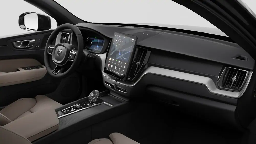 Nouveau volvo XC60 SUV Ultra Hybride rechargeable 4 roues motrices Onyx Black 4