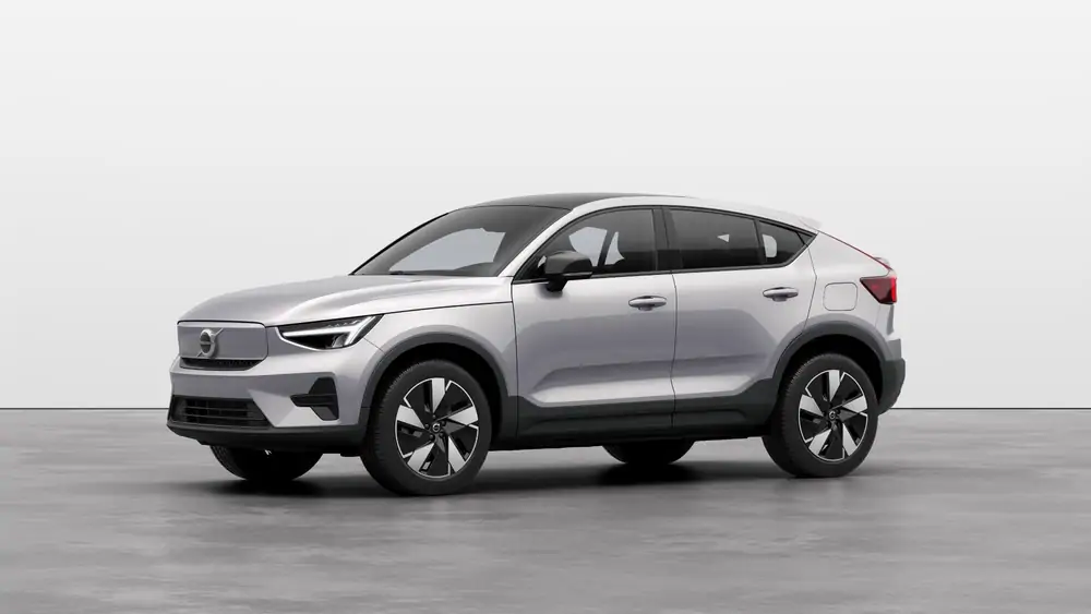 Nouveau Volvo EC40 Crossover (SUV Coupé) Plus Électrique 2 roues motrices (Propulsion) Silver Dawn 1