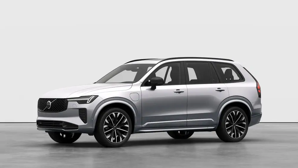 Nouveau Volvo XC90 SUV Ultimate Hybride rechargeable 4 roues motrices Silver Dawn 1
