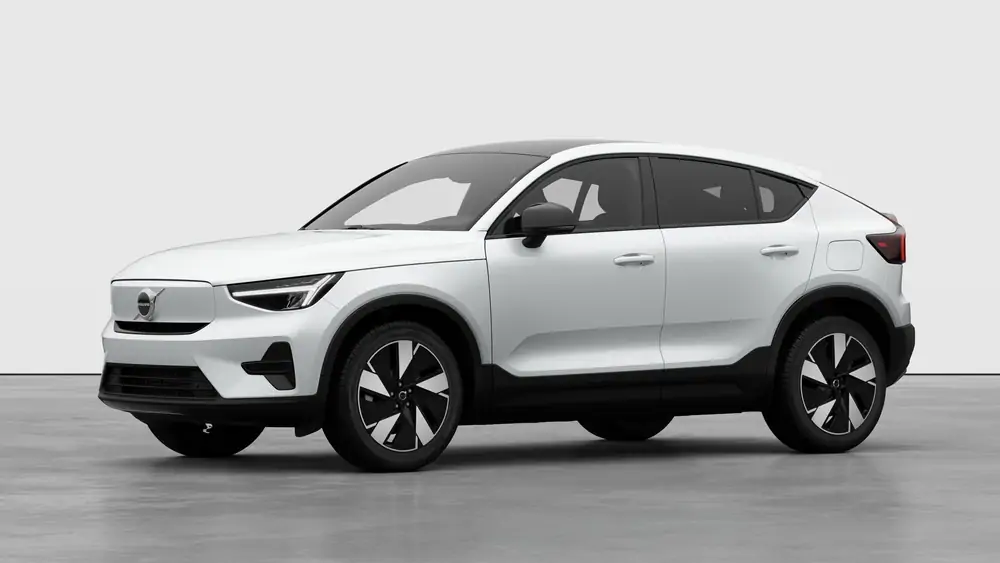Nouveau Volvo EC40 Crossover (SUV Coupé) Start Électrique 2 roues motrices (Propulsion) Crystal White Pearl 1