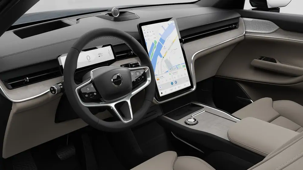 Nouveau Volvo EX90 SUV Plus Électrique Denim Blue 4
