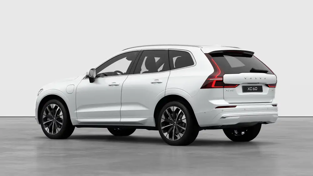Nouveau Volvo XC60 SUV Ultimate Hybride rechargeable 4 roues motrices Crystal White Pearl 2