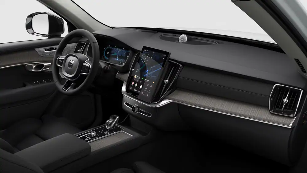 Nouveau Volvo XC90 SUV Ultimate Hybride rechargeable 4 roues motrices Crystal White Pearl 4