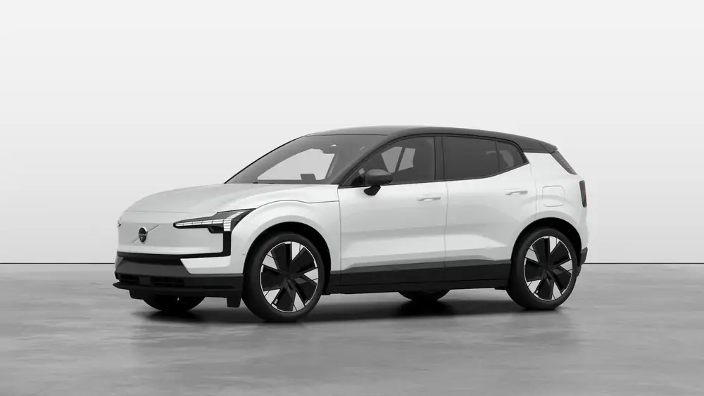 Nouveau Volvo EX30 SUV Ultra Électrique 2 roues motrices (Propulsion) Crystal White Pearl 1