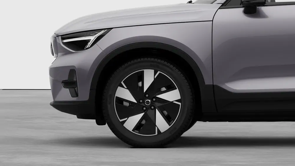 Nouveau Volvo EC40 Crossover (SUV Coupé) Start Électrique 2 roues motrices (Propulsion) Aurora Silver 3