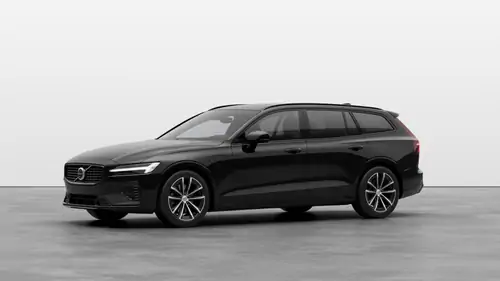 Nouveau volvo V60 Break Plus Hybride rechargeable 4 roues motrices Onyx Black