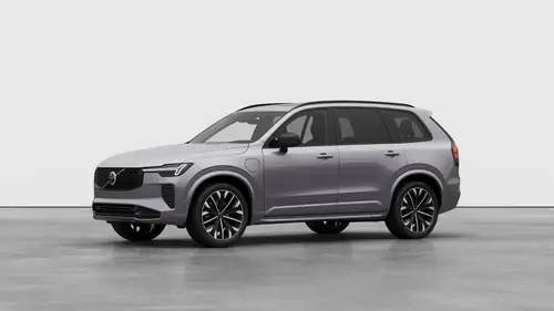 Nouveau Volvo XC90 SUV Ultimate Hybride rechargeable 4 roues motrices Aurora Silver