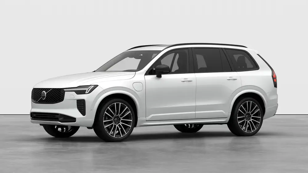 Nouveau Volvo XC90 SUV Ultimate Hybride rechargeable 4 roues motrices Crystal White Pearl 1