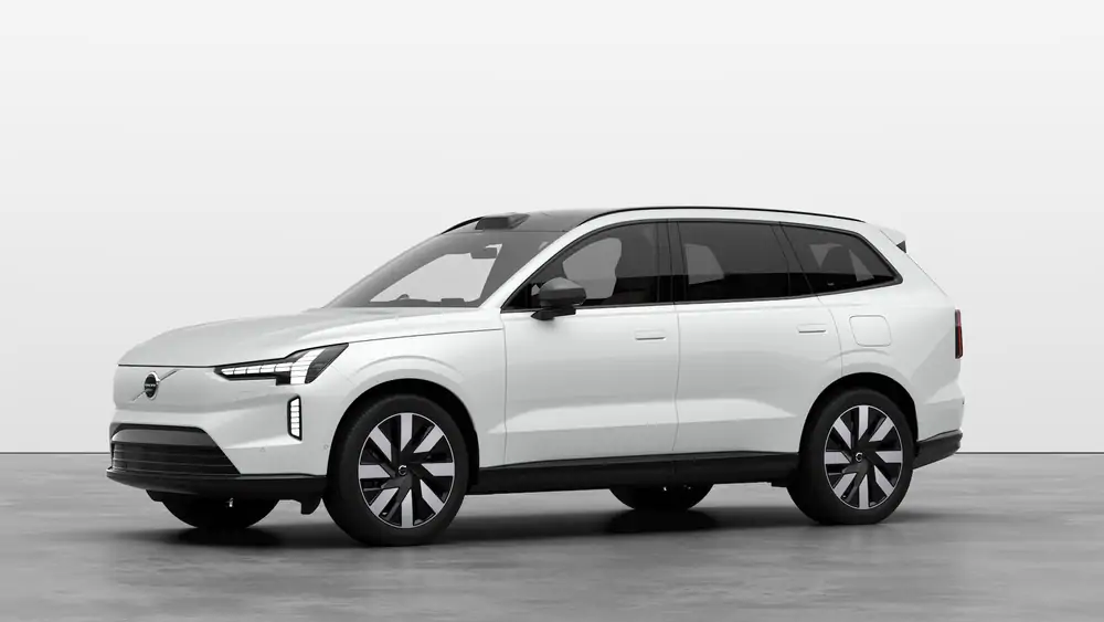 Nouveau Volvo EX90 SUV Ultra Électrique Crystal White Pearl 1